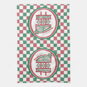 世界最大の誕生日パーティーマーキー キッチンタオル (縦)