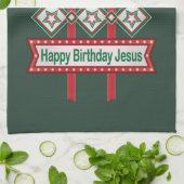 世界最大の誕生日パーティーマーキー キッチンタオル (折り畳み)