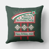 世界最大の誕生日パーティーマーキー クッション (裏面)