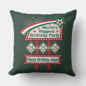 世界最大の誕生日パーティーマーキー クッション (正面)