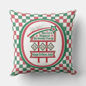 世界最大の誕生日パーティーマーキー クッション (裏面)