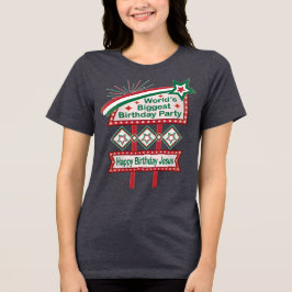 世界最大の誕生日パーティーマーキー トライブレンドＴシャツ