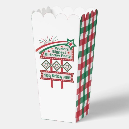 世界最大の誕生日パーティーマーキー フェイバーボックス (裏面)