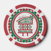 世界最大の誕生日パーティーマーキー ポーカーチップ (裏面)