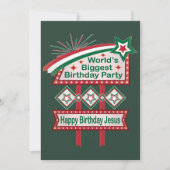 世界最大の誕生日パーティーマーキー 招待状 (正面)