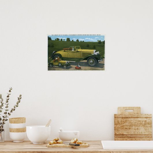 世界最大の車、スチューデビーカーの証明 ポスター (キッチン)