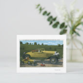 世界最大の車、スチューデビーカーの証明 ポストカード (スタンド正面)