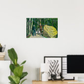 世界最大の金ゴールド・ナゲットの見解 ポスター (ホームオフィス)