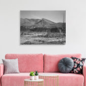 世界最大の鉛鉱山 – ケロッグ キャンバスプリント (インサイチュ (リビング))