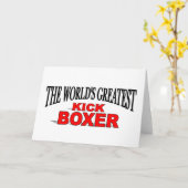 世界最大キックボクサー カード (黄色い花)