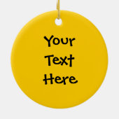 世界最大級のカフェテリア女性漫画 セラミックオーナメント (裏面)