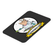 世界最大級のカフェテリア女性漫画 マグネット (左側)