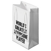 世界最大級のサクソフォーン奏者 スモールペーパーバッグ (正面アングル)
