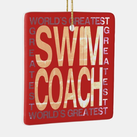 世界最大級のスイムコーチ セラミックオーナメント (右)