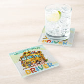 世界最大級のスクールバス運転手 ガラスコースター (アングル)