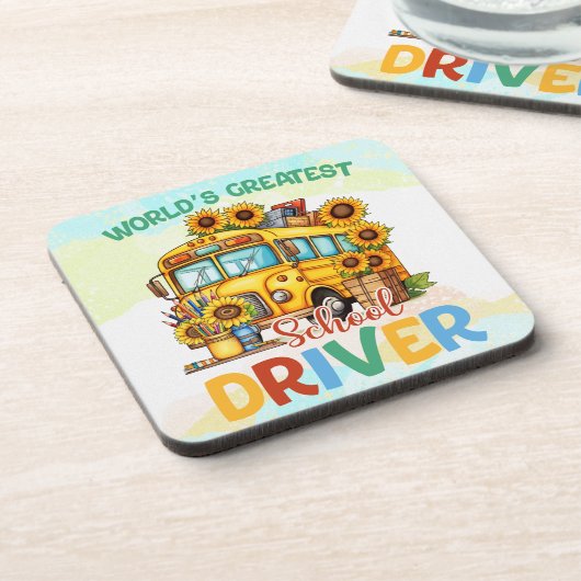 世界最大級のスクールバス運転手 コースター (左側)