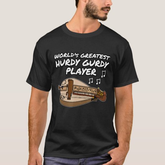 世界最大級のハードディガーディプレーヤー中世フォーク Tシャツ (正面)