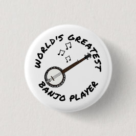 世界最大級のバンジョイ選手、バンジョイストおもしろい 缶バッジ