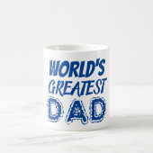 世界最大級のパパブルーファーザーズデイプレ感謝していフト コーヒーマグカップ (中央)