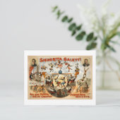 世界最大級のパフォーミングモンキー1892 ポストカード (スタンド正面)