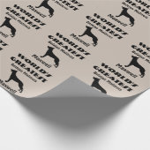 世界最大級のベルギーマリノワンドッグ ラッピングペーパー (角)
