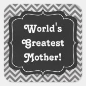 世界最大級のマザーチャークボードステッカー スクエアシール (正面)