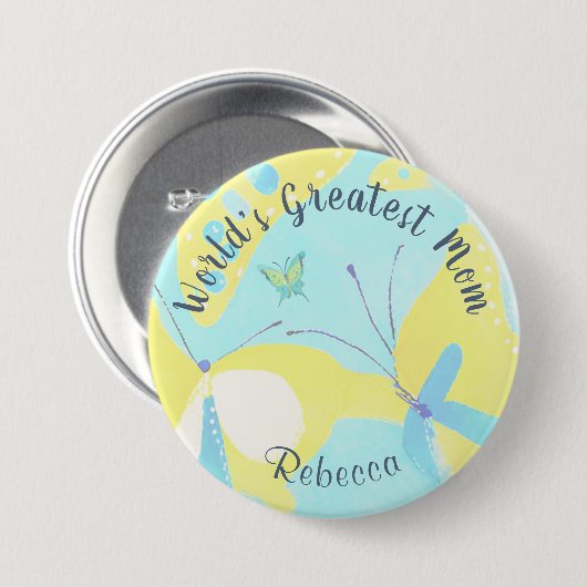 世界最大級のママ混合メディアフローラ 缶バッジ (正面&裏面)