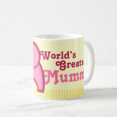 世界最大級のミイラ象マグカップ コーヒーマグカップ (正面右)