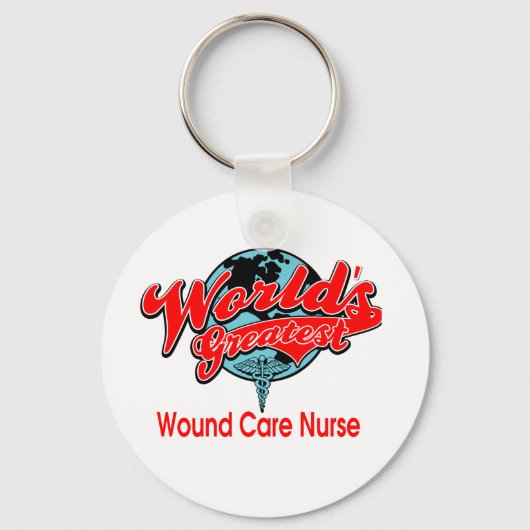 世界最大級の傷気にナース キーホルダー (正面)