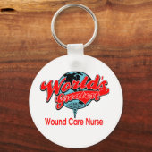 世界最大級の傷気にナース キーホルダー (正面)