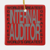世界最大級の内部監査人 セラミックオーナメント (正面)