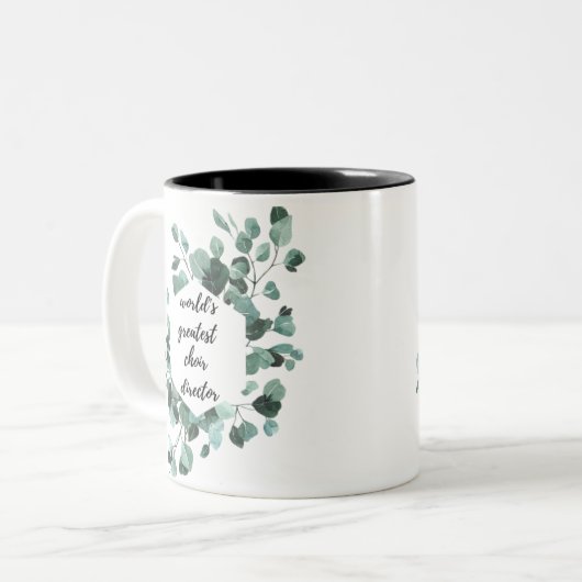 世界最大級の合唱団ディレクターのマグ ツートーンマグカップ (正面左)