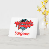 世界最大級の外科医 カード (黄色い花)