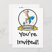 世界最大級の大工II男漫画 招待状 (正面/裏面)