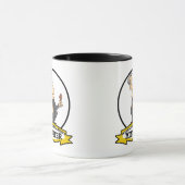 世界最大級の大臣の漫画 マグカップ (中央)