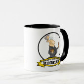 世界最大級の大臣の漫画 マグカップ (正面右)