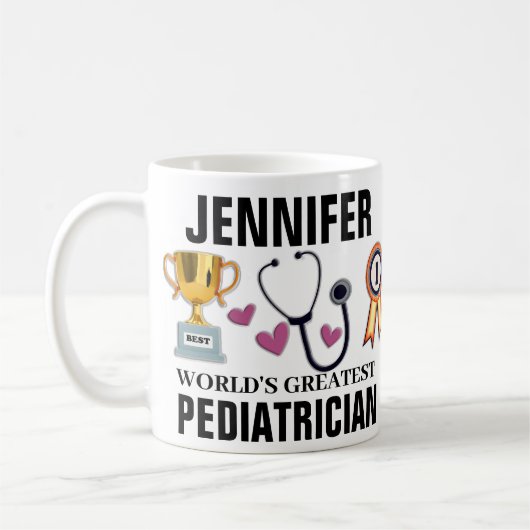 世界最大級の小児科医 コーヒーマグカップ (左)