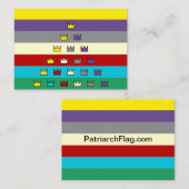 世界最大級の州旗を冠した名刺 名刺 (正面/裏面)