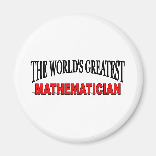 世界最大級の数学者 マグネット (正面)