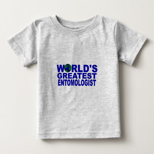 世界最大級の昆虫学者 ベビーTシャツ (正面)