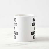 世界最大級の最高経営責任者 コーヒーマグカップ (中央)