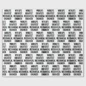 世界最大級の機械技術者 ラッピングペーパー (フラット)