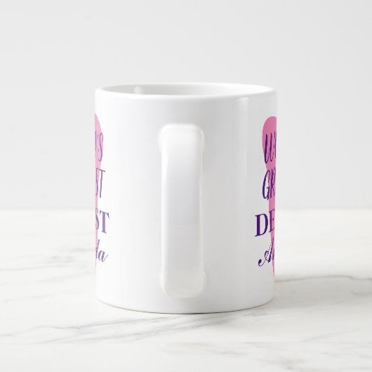 世界最大級の歯科医ビッグジャンボコーヒーマグの贈り物 ジャンボコーヒーマグカップ (裏面)