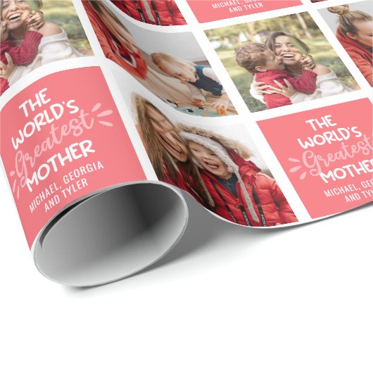 世界最大級の母フォトコラージュ ラッピングペーパー (ロールコーナー)