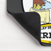 世界最大級の消防士の漫画 マウスパッド (コーナー)