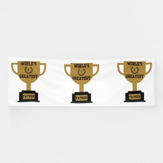 世界最大級の父の日4x12ビニールバナー 横断幕 (横)