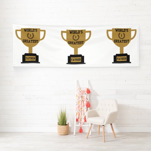 世界最大級の父の日4x12ビニールバナー 横断幕 (インサイチュ)