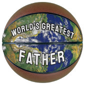 世界最大級の父星地球地球儀の地図 バスケットボール (正面)