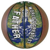 世界最大級の父星地球地球儀の地図 バスケットボール (縦)