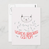 世界最大級の猫ママ葉書 ポストカード (正面/裏面)